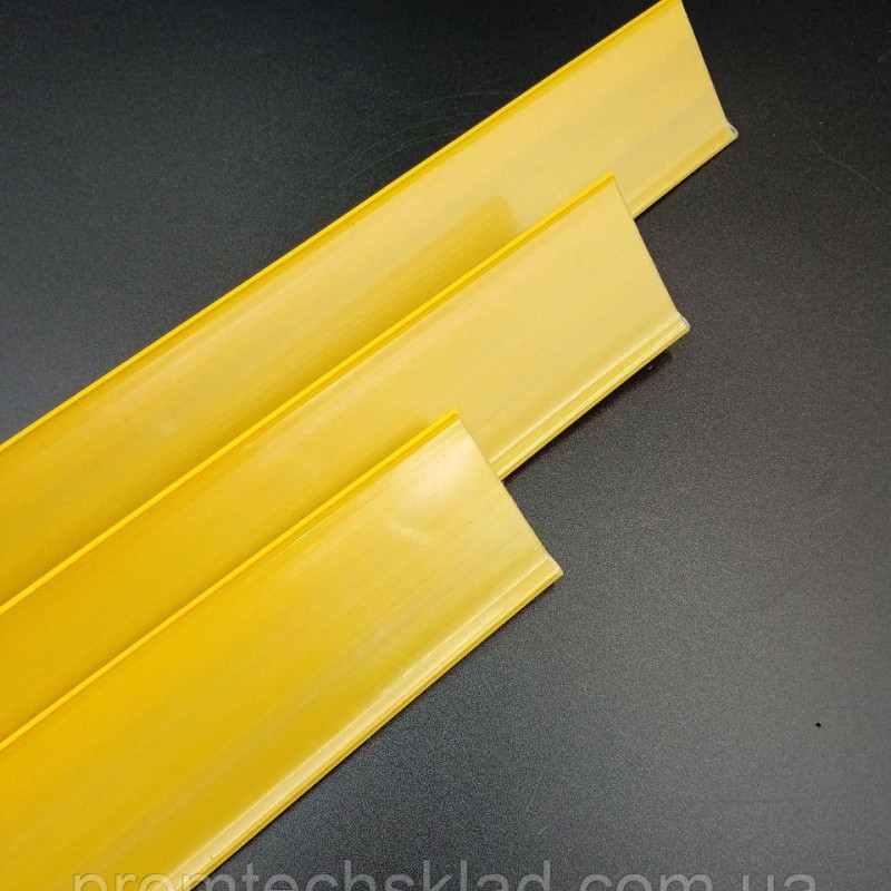 DBR39 Цінникотримач поличковий самоклеючий Жовтий, 1000