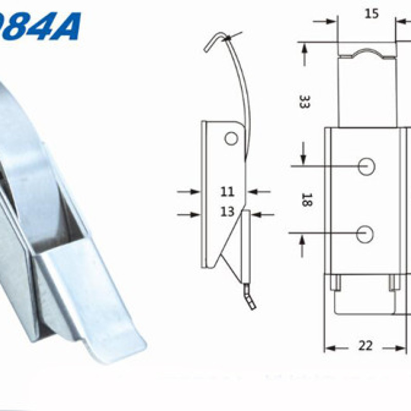 Засувка DK084A (нержавіюча сталь SS304)