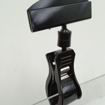 Універсальний цінникотримач на прищіпці FX Чорний, 0