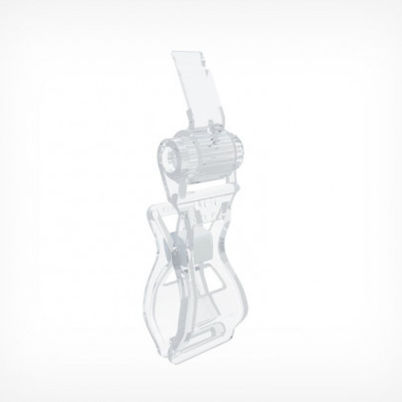 Кліпса з тримачем для касет з регульованим кутом нахилу