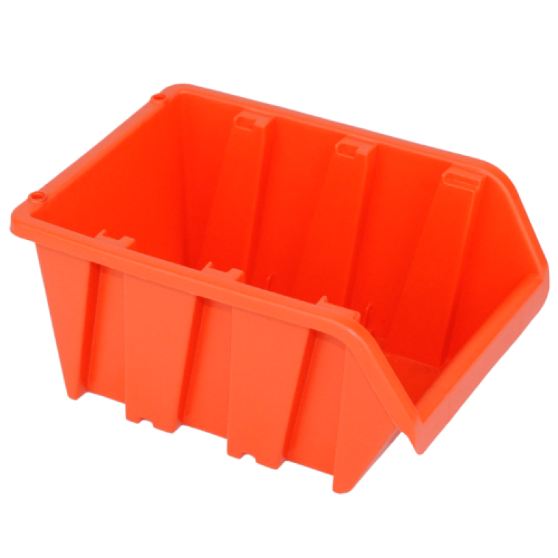 Ящик контейнер 160х100х85 мм 702 АЛЬТЕРНАТИВА  для зберігання метизів Помаранчевий