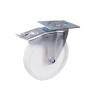 Колесо поворотное с тормозом, підшипником ковзання 160 мм, полиамид (Германия),