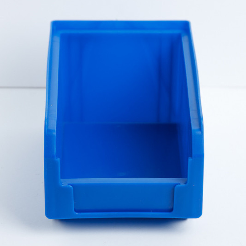 Стелаж 1800 мм з пластиковими ящиками синіми преміум 230х145х125 мм