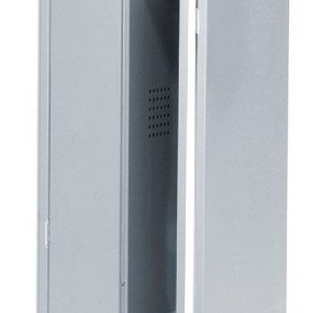 Шафа гардеробна металева з Г-подібними дверцятами 1800*400*500