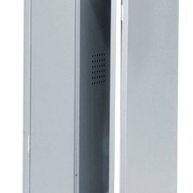 Шафа гардеробна металева з Г-подібними дверцятами 1800*400*500