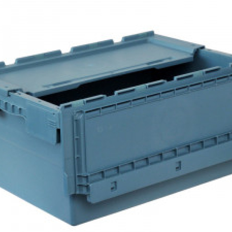 Ящик пластиковий 600х400х295 с кришкою для дистрибуції N6428-ALC