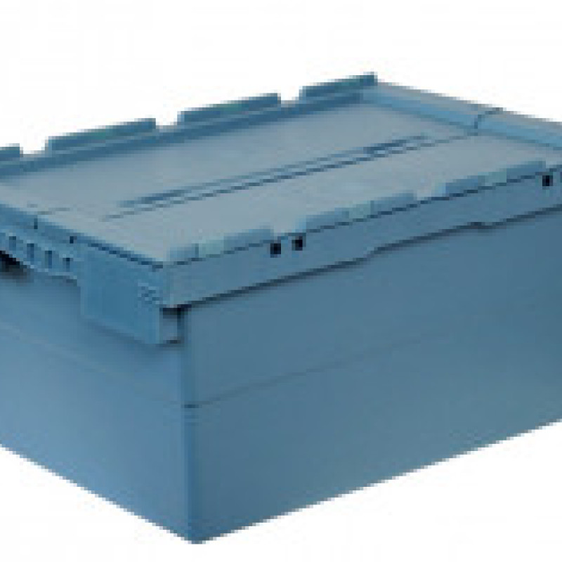 Ящик пластиковий 600х400х295 с кришкою для дистрибуції N6428-ALC