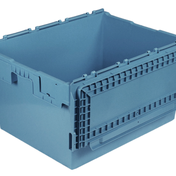 Ящик пластиковий з кришкою 600х400х345 для дистрибуції N6433-ALC