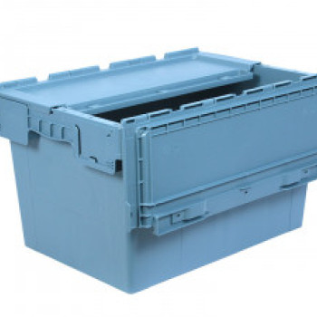 Ящик пластиковий з кришкою 600х400х345 для дистрибуції N6433-ALC