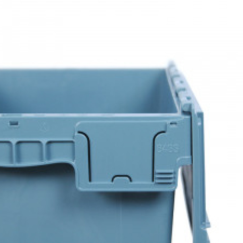 Ящик пластиковий з кришкою 600х400х345 для дистрибуції N6433-ALC