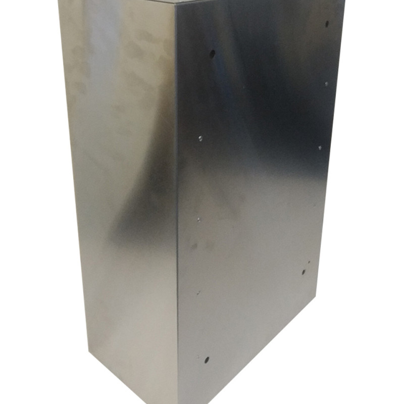 Ящики поштові з нержавіючої сталі від 3 до 12 квартир із задньою стінкою