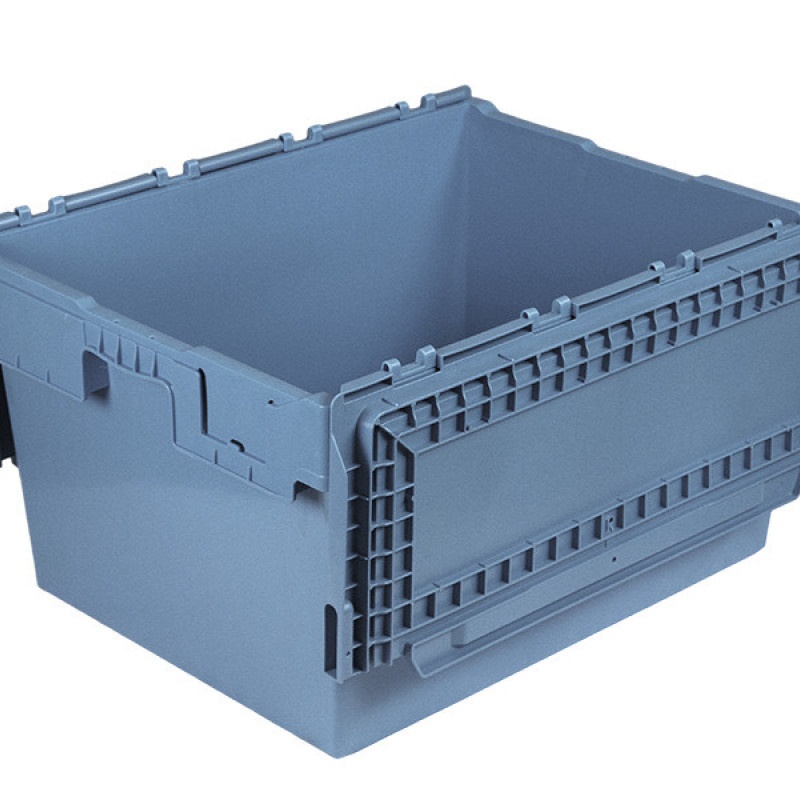 Ящик пластиковий з кришкою 800х600х440 для дистрибуції
