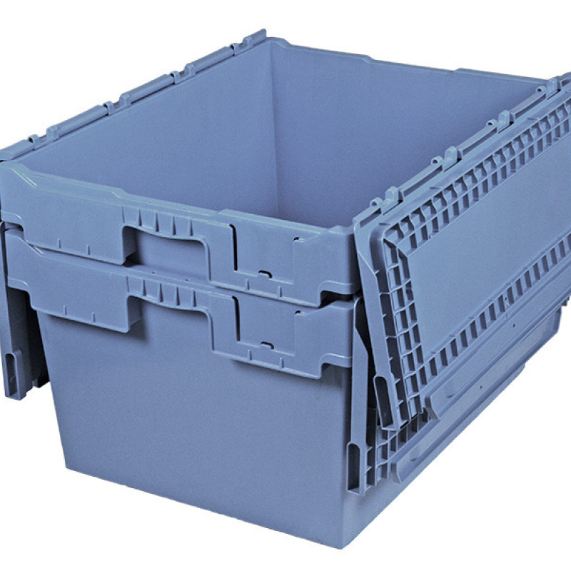 Ящик пластиковий з кришкою 800х600х440 для дистрибуції