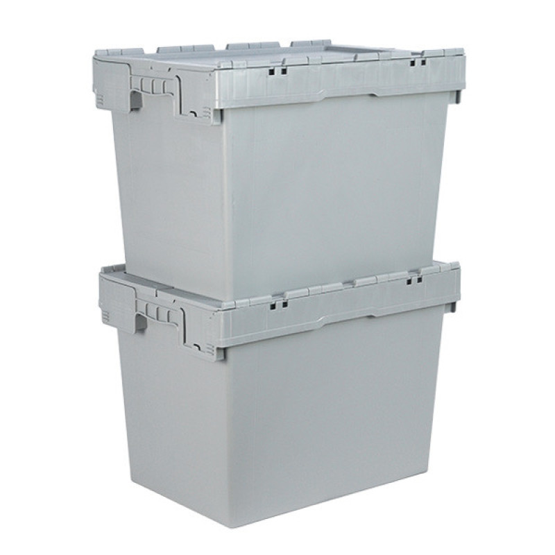 Ящик пластиковий з кришкою 600х400х435 для дистрибуції N6442-ALC