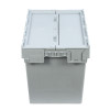 Ящик пластиковий з кришкою 600х400х435 для дистрибуції N6442-ALC