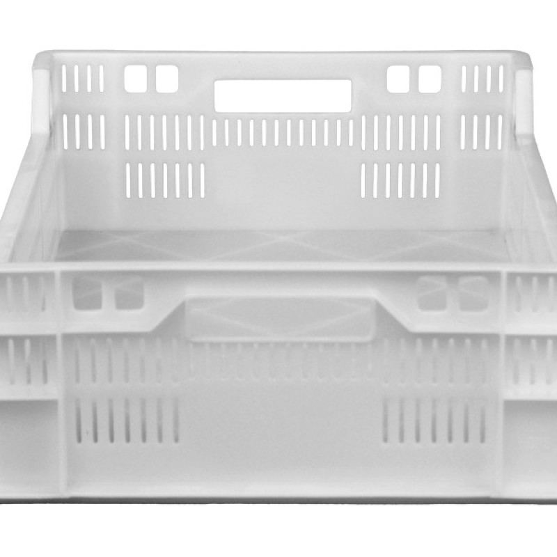 Ящик пластиковий 600х400х160/120 кольоровий цільне дно