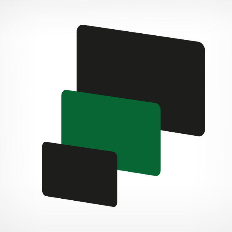 Чорна табличка МЕТАЛЕВА для нанесення написів А7 (74х105 мм)