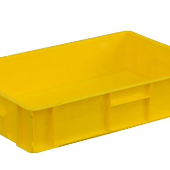 Ящик пластиковий 600*400*120 мм кольоровий суцільний