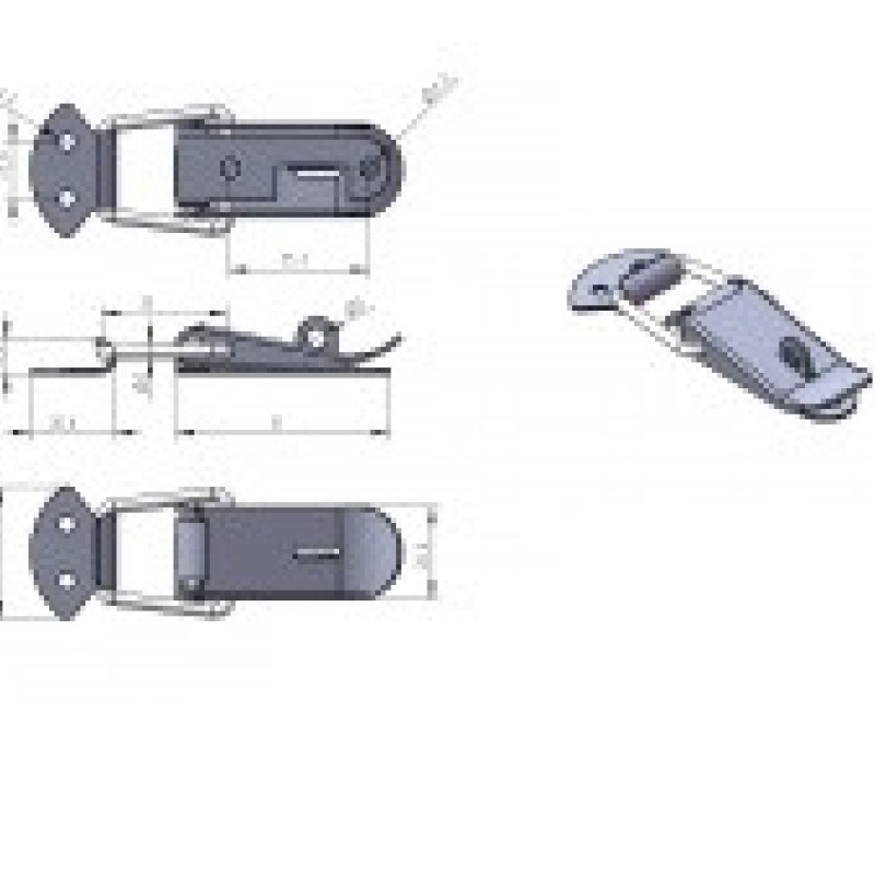 Защіпка MV006 із нержавіючої сталі