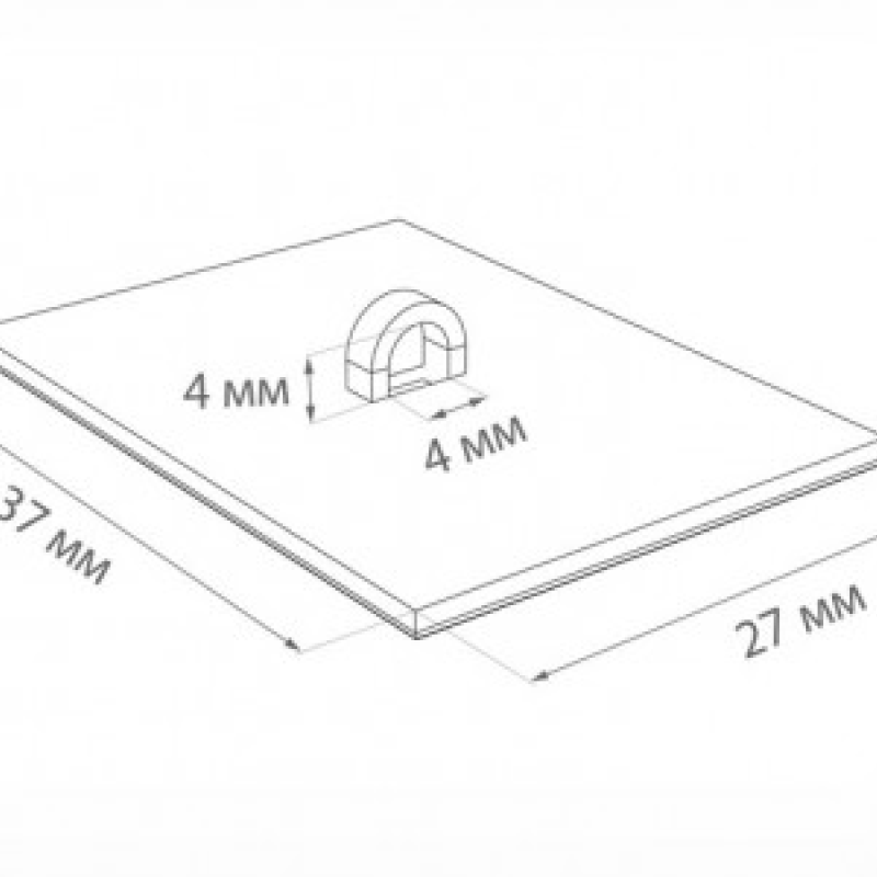 MB2K Потолочное крепление на двухстороннем скотче усиленное