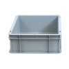 Ящик пластиковий малогабаритний 400*300*120 сірий перфорований