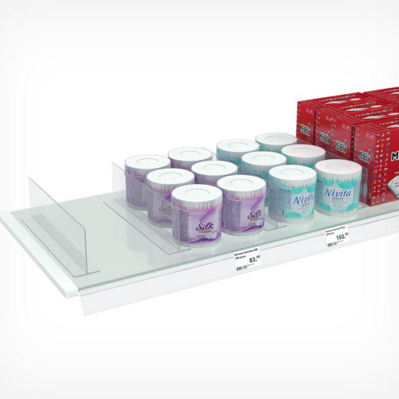 DIVТ-80 Розділювач пластиковий висотою 80 мм на Т-основі довжиною 280 мм