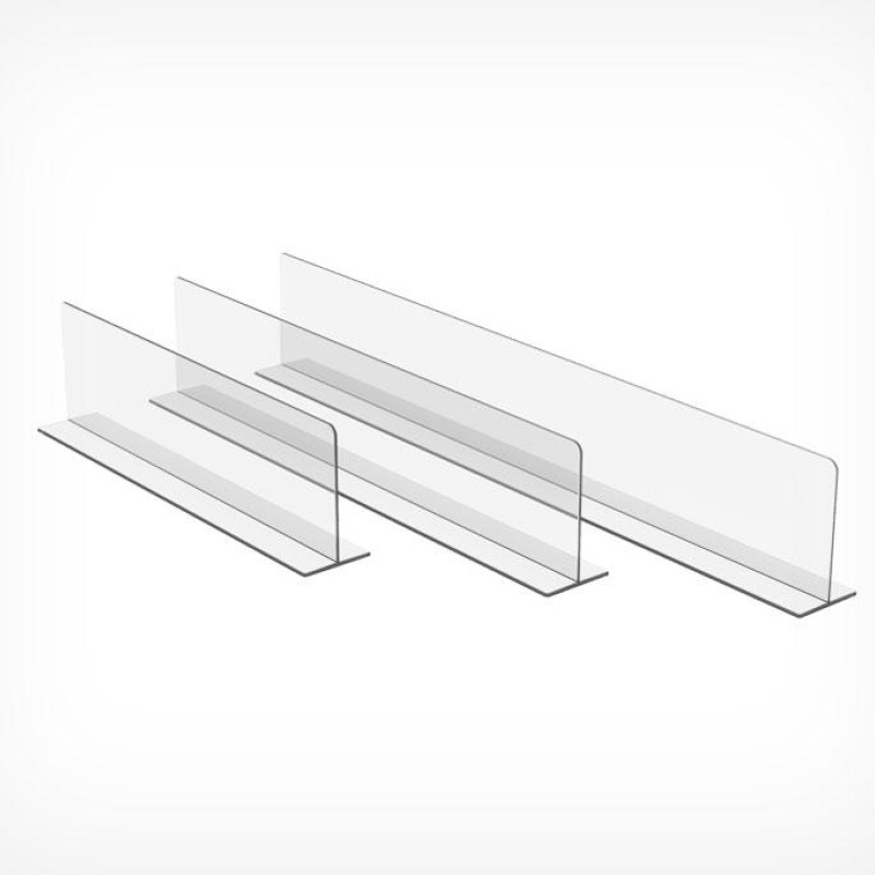 DIVТ-80 Розділювач пластиковий висотою 80 мм на Т-основі довжиною 480 мм