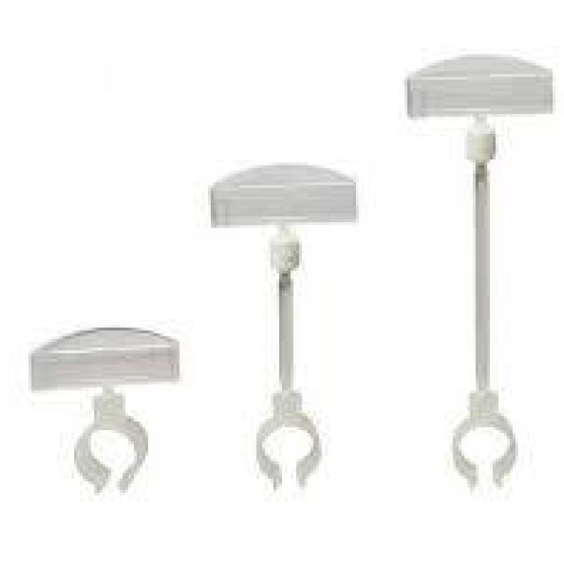 Цінник для ковбаси прозорого кольору Ø20 мм 100