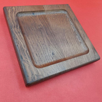 Монетниця дерев'яна темна (не лакована)