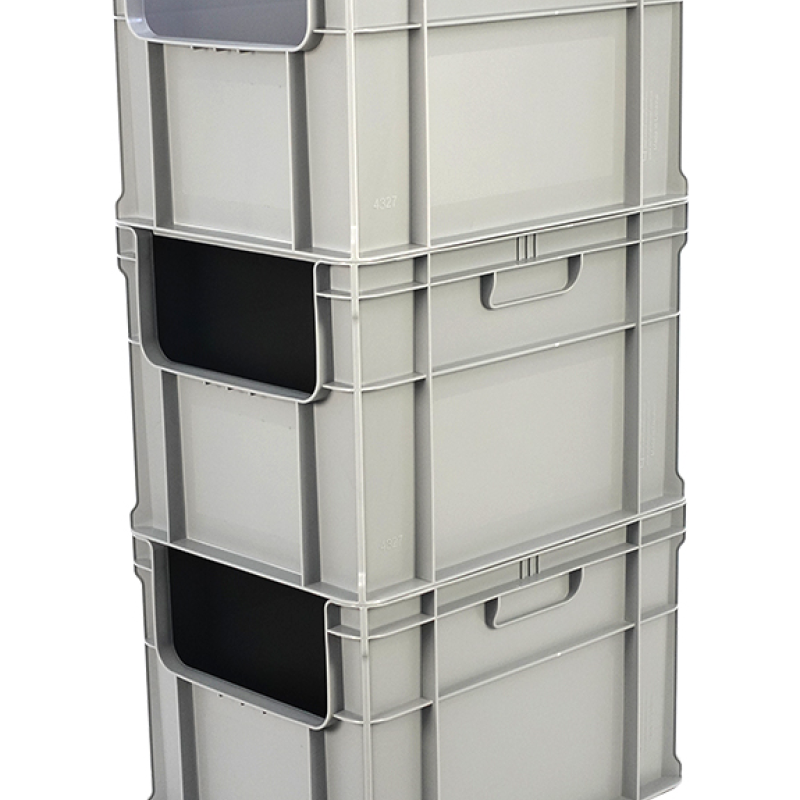 Ящик пластиковий 400х300х270 мм з вирізом