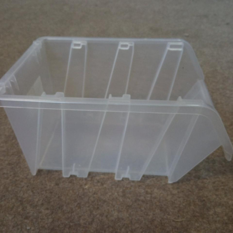 Ящик 701 АЛЬТЕРНАТИВА 230х160х120 мм для зберігання метизів прозорий