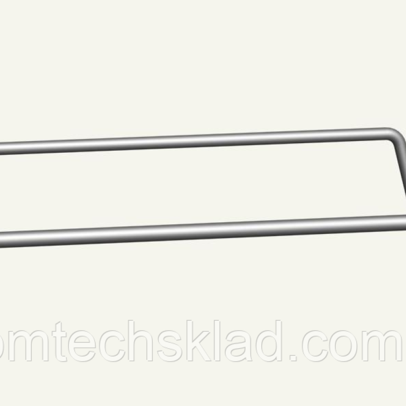 Одинарний гачок із цінникотримачем на експопанель на пластині, 300 мм