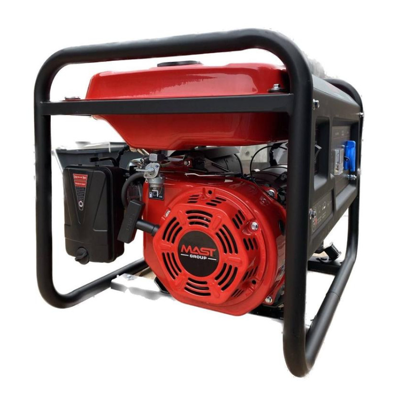 Бензиновий генератор 2.8 кВт с AVR, 7 HP, 230V, MAST GROUP T3500