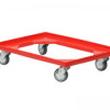 Візок для перевезення ящиків 620х420х160 мм червоний