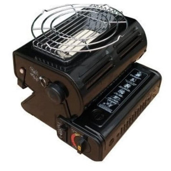Портативний газовий обігрівач + плита Tradis TR156-B (1,3 кВт)