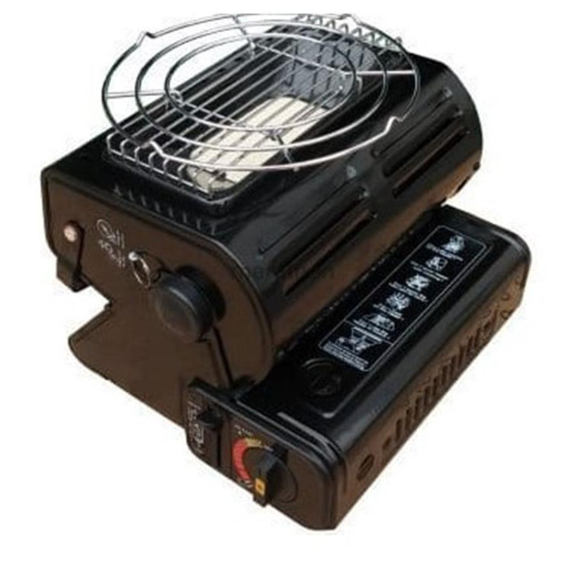 Портативний газовий обігрівач + плита Tradis TR156-B (1,3 кВт)