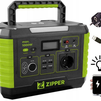 Портативна зарядна станція Zipper ZI-PS1000 1000 Вт