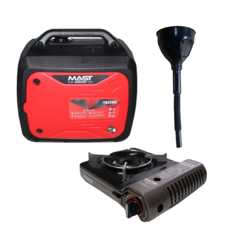 Інверторний генератор MAST GROUP YH2200i + газова плитка Orcamp CK-505, та лійка в дарунок