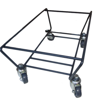 Підставка на колесах для кошиків, накопичувач для кошиків