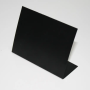 Чорна L-подібна табличка (цінник) для написів крейдою, формат А7