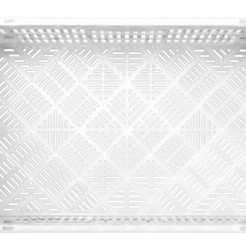 Ящик пластиковий 600*400*220 перфорований білий