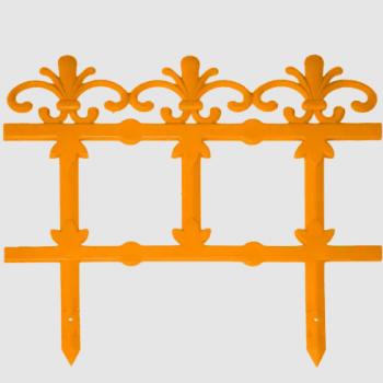 Паркан декоративний "Ажур" набір 3 шт. (1,125 м) теракотовий
