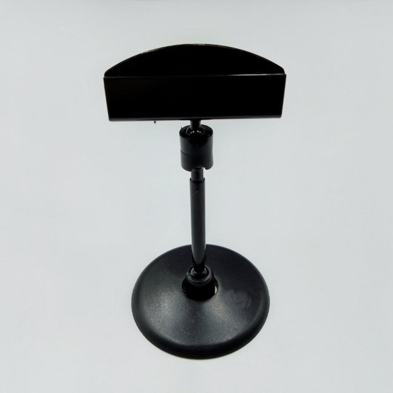 Цінник-тримач на круглій підставці BASE-CLIP чорний 50