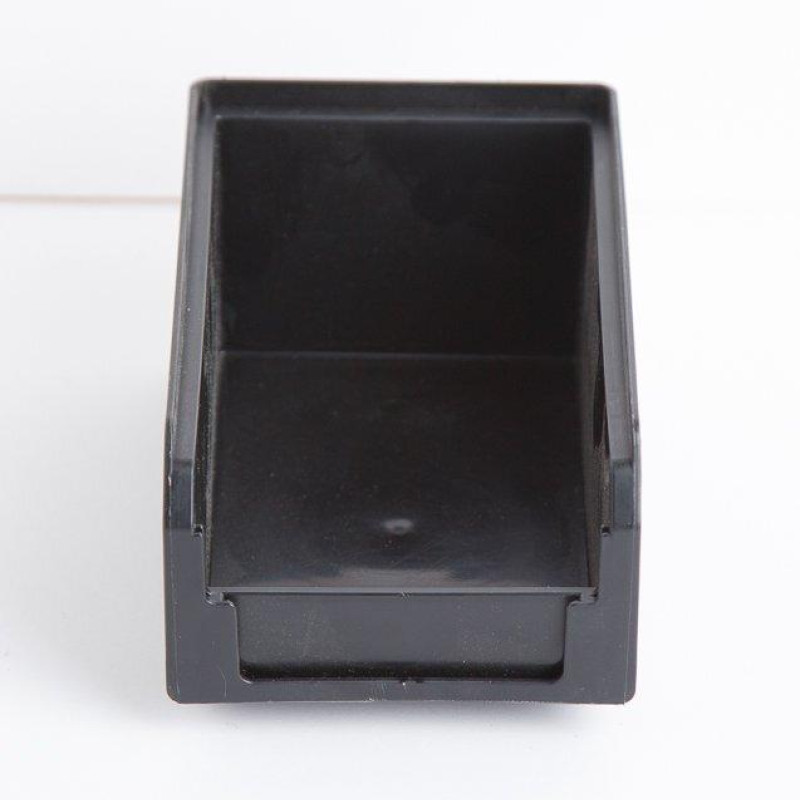 Стелаж для метизів 1800 мм з чорними ящиками преміум