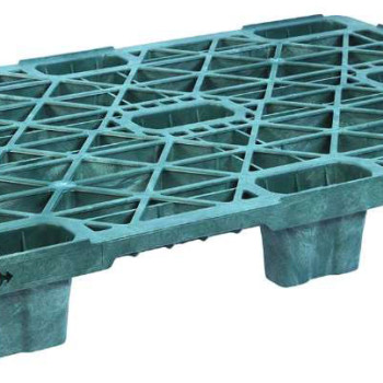 Палета полімерна зелена 1200х800х140 (тип 2)