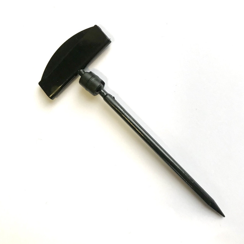 Пластиковий цінник-голка, чорний 100 мм