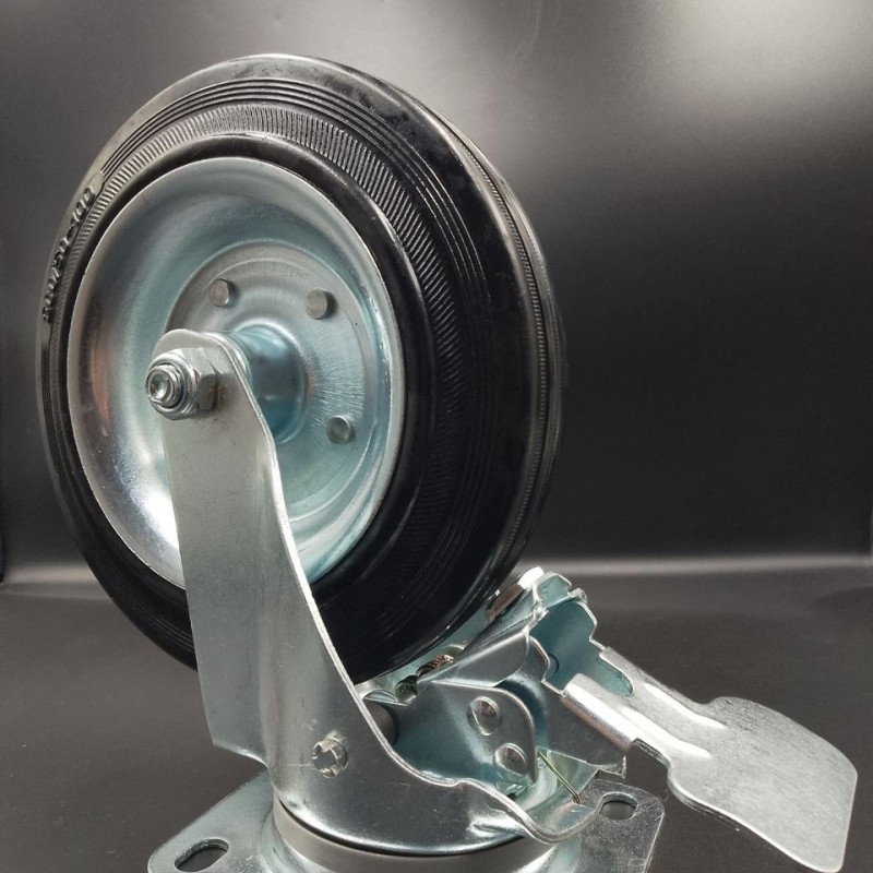 Колесо для сміттєвих баків, 200 мм (+гальмо, 250 кг)