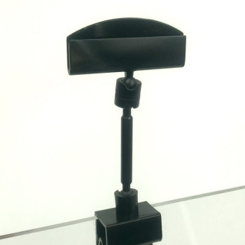 CL-CLIP Цінникотримач на кліпсі ЧОРНИЙ, ніжка 50 мм