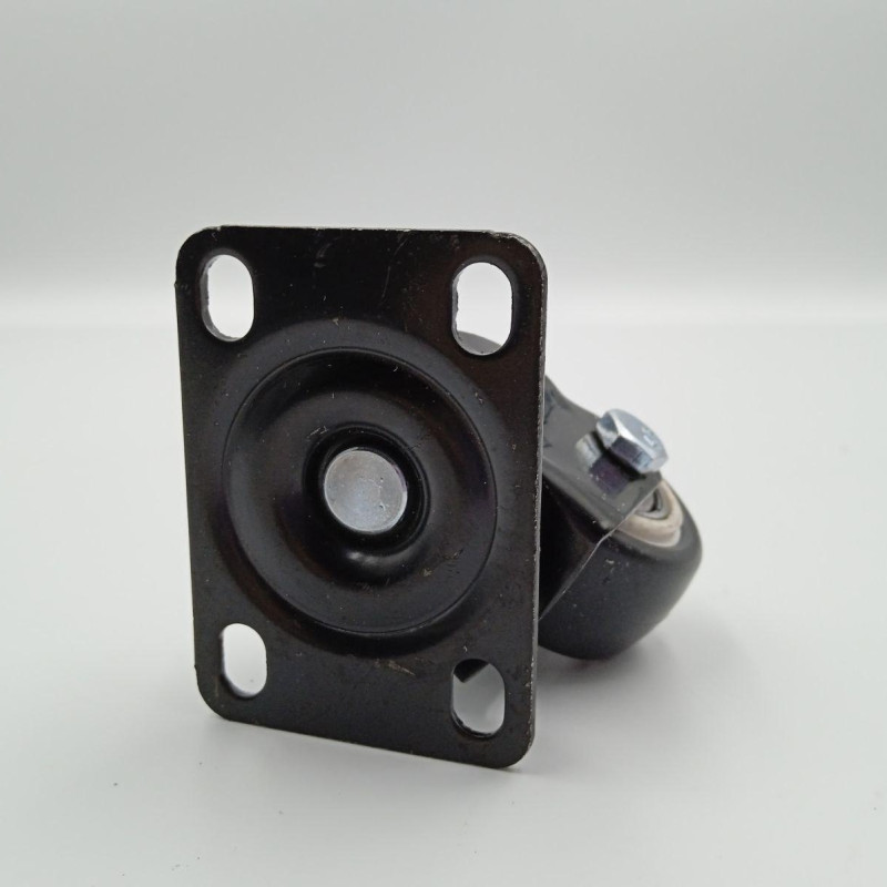 Колесо меблеве 40 мм в поворотному кронштейні з майданчиком