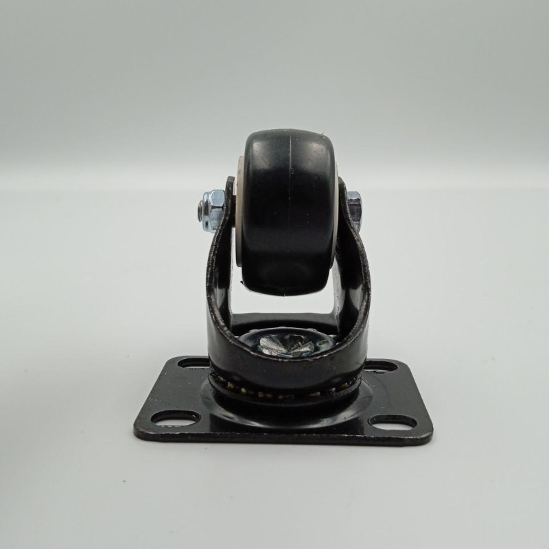 Колесо меблеве 40 мм в поворотному кронштейні з майданчиком